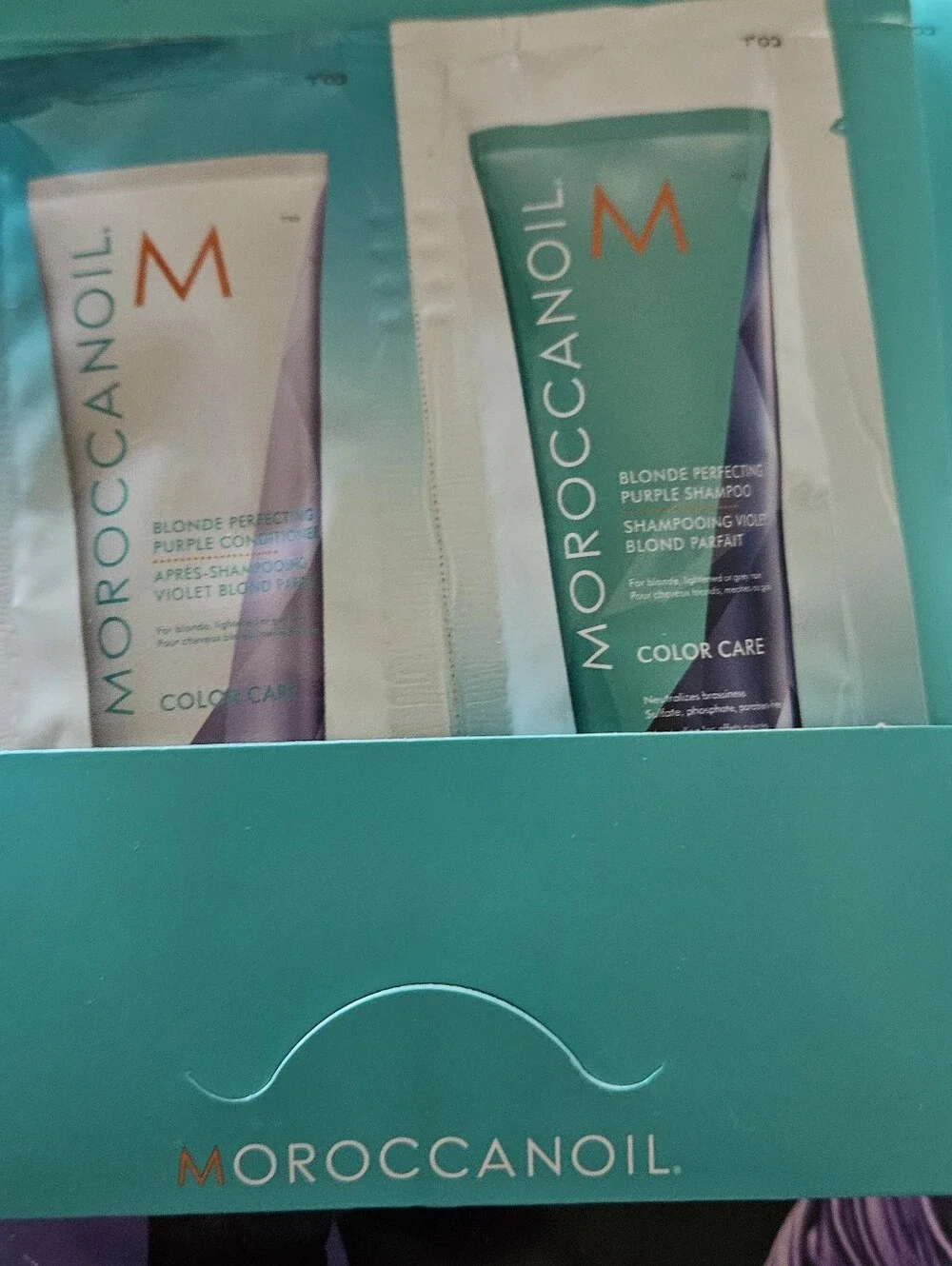 Moroccanoil blonde toning
